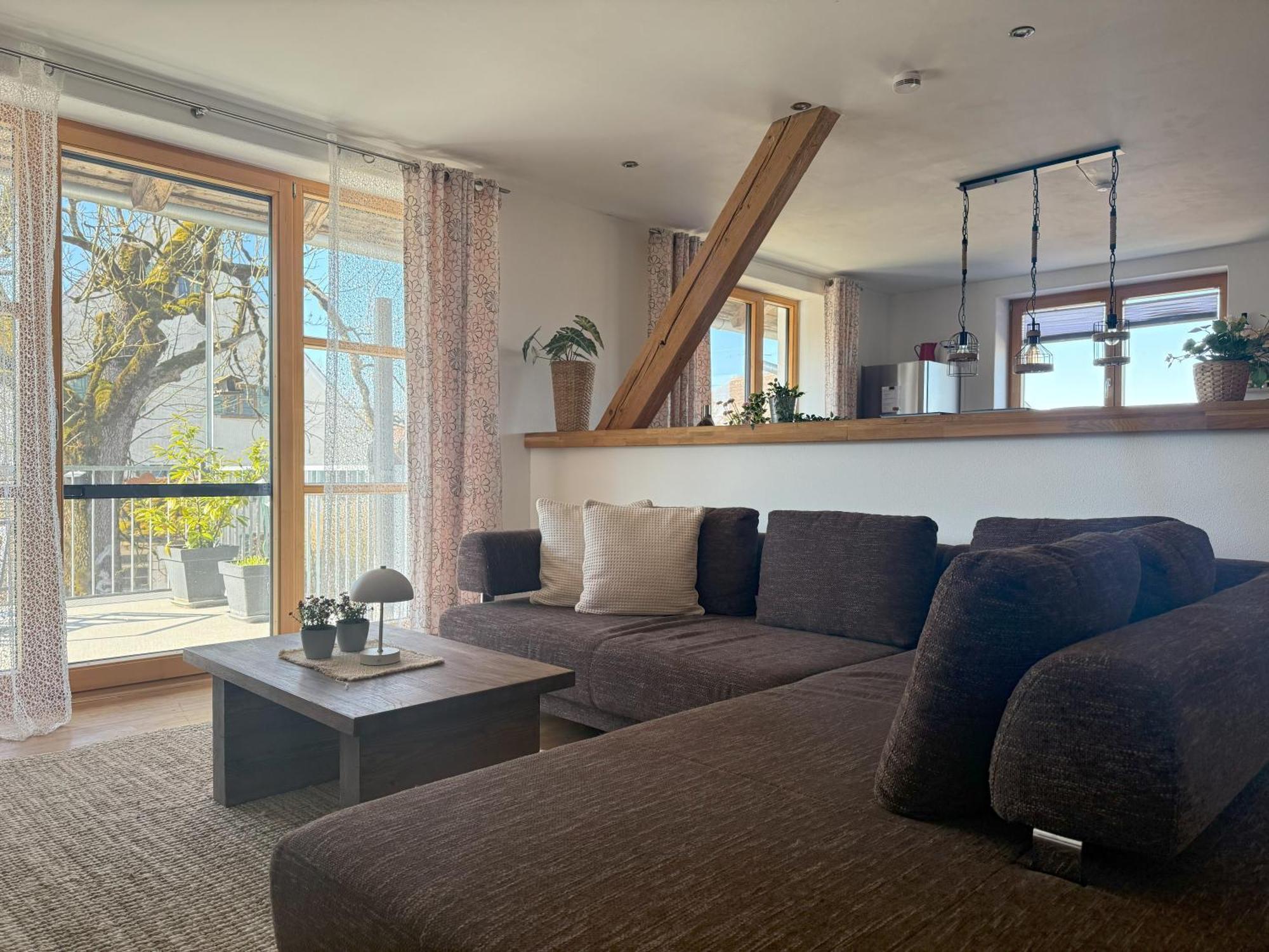 ממינגן Fe Wo Brunnen - 120 Qm - Ruhige Lage - Viel Natur- Komfortabel - Grosser Balkon Und Garten מראה חיצוני תמונה