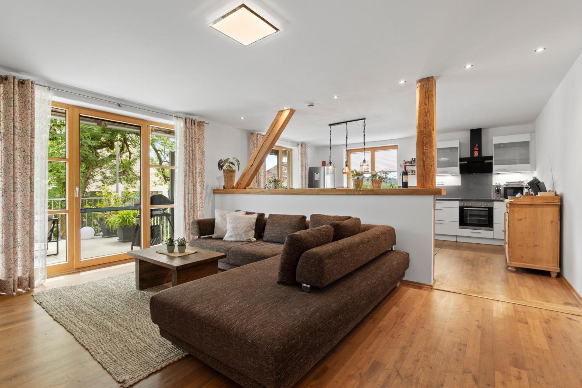 ממינגן Fe Wo Brunnen - 120 Qm - Ruhige Lage - Viel Natur- Komfortabel - Grosser Balkon Und Garten - 3D Rundgang Verfuegbar מראה חיצוני תמונה